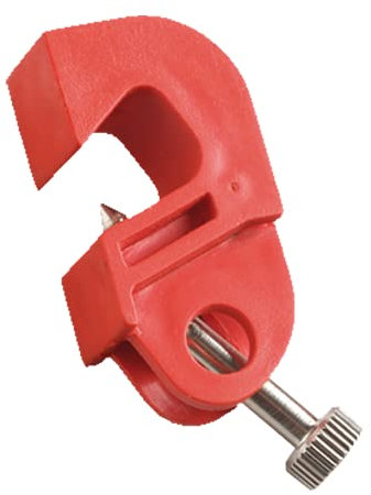 CATU Condamnateur PVC de Disjoncteurs Moyens Modèles à Embout Droit adaptée à la plupart des marques de disjoncteurs 52 x 33 x 10 mm