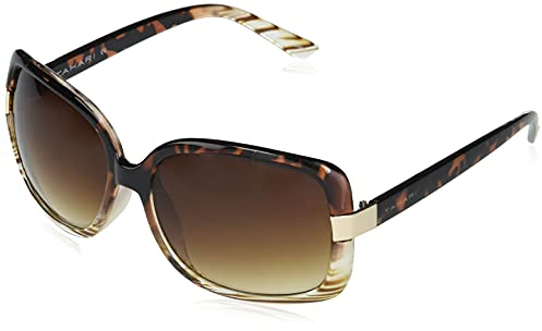 TAHARI Damen TH124 Sonnenbrille, Schildkröte verblassen