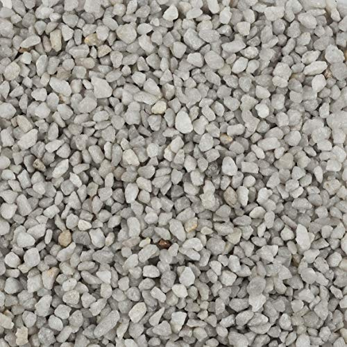 GRANULAT 2-3 mm (Kleine Dekosteine, grobkörniger Farbsand) 1 kg. GRAU -12