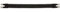 Rhinegold 0 Cotton Padded Girth-24-Black Gurt, Schwarz, 61 cm (24 Zoll)