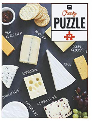Talking Tables Puzzle 250-teiliges Käsebrett-Puzzle & Poster | Illustriert
