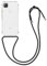 kwmobile Necklace Case kompatibel mit Google Pixel 4a Hülle - Silikon Cover mit Handykette - Band Handyhülle Transparent