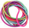 TOYANDONA Rainbow Chinese Jump Ropes for Kids, Elastic Playground Skipping Ropes Ankle Jumping Rope Skip String Jumping Game Outdoor Toys for Girls and Boys (300cm)
