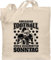Shirtracer Baumwolltasche - Deko Superbowl Party - American Football - Jeden verdammten Sonntag - schwarz - Unisize - Naturweiß - footballfans geschenke fans für