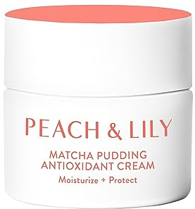 Peach & Lily - Matcha Pudding Antioxidant Cream (1.69 fl oz) - Face Moisturizer Cream - Protect & Hydrate Skin - Green Tea, Vitamin B3, Niacinamide - Self Care - Vegan, Cruelty Free - Korean Skincare