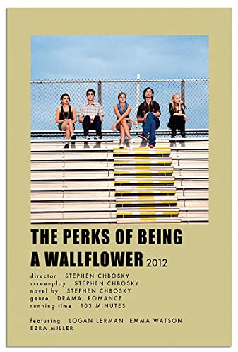 Poster The Perks Of Being A Wallflower, Gilmore Girls Poster, Poster für Zimmer Aesthetic 90s, Leinwand-Wandkunst für Wohnzimmerdekoration, Schlafzimmer, ungerahmt 40.6x61 cm