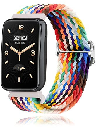 Stoff Armband Kompatibel mit Xiaomi Mi Band 7 Pro Armband Nylon Für Herren Damen Sport Ersatzband mit Uhrenarmband Für Xiaomi Mi Band 7 Pro (1)
