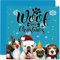 Stuff4 Weihnachtskarte mit Hund für Damen und Herren – Doggy Christmas – Happy Xmas Weihnachtskarte für die ganze Familie, Mutter, Vater, Schwester, Bruder, Cousin, Onkel, Tante, 145 mm x 145 mm