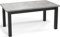 WFL GROUP Moderner Rechteckiger Ausziehbarer Esstisch - Platzsparend - Schwarze Holzbeine - 160 bis 200 cm - Hergestellt in EU - 160 x 80 cm - Grau Beton