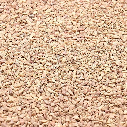 Premium Pebbles Grober Sand. Gelbe Farbe. 0,9 kg. Für Sukkulenten, Töpfe, Pflanzen, Gartenarbeit, Innenbereich, Basteln, Vasenfüller, Landschaftsbau (X-Mini, grober Sand - Gelb, 2)