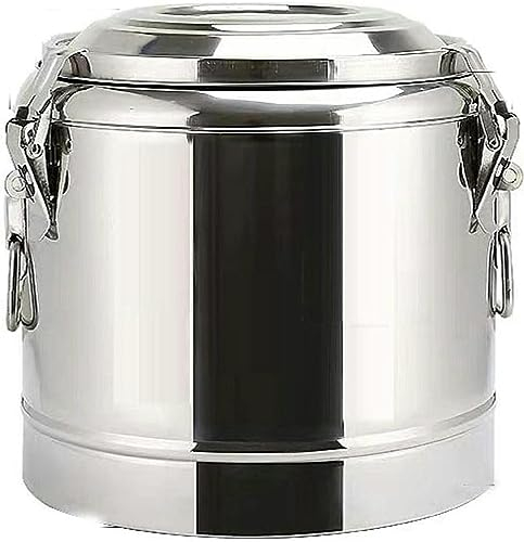 ANSNOW Contenedor Termo de 10L/20L/30L, Barril de Té con Leche de Acero Inoxidable con Aislamiento Frío Y Caliente de 20 Horas para Agua Caliente/Jugo/Té con Leche/Leche/-/20L