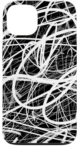Black and White Modern Art Case for iPhone 13