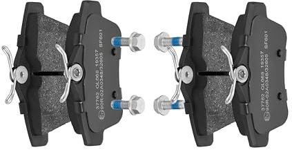 F.BECKER_LINE Bremsbeläge Hinten (10411239) passend für 3008 5008 I PEUGEOT RCZ CITROEN