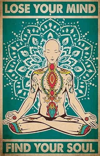 Schwagebo The Wooden Puzzle 1000 Pieces Vintage Yoga Poster Jigsaw Puzzle For Adult Family'S Educational Toys Vg143Df