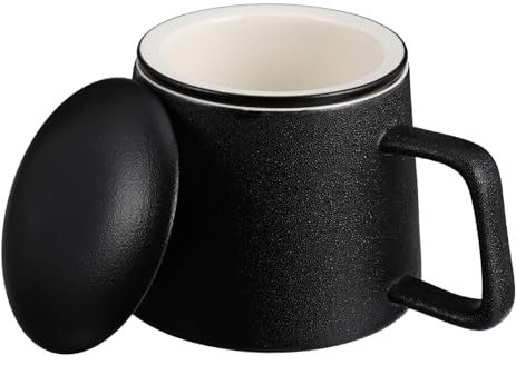 CIYODO Taza De Té Creativa De Filtro y Tapa Taza Para Beber Estilo Japonés Resistente Al Calor Hogar y Oficina