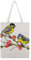 VYJLOO Blumen Vögel Damen Shopper Canvas Handtasche Einkaufstasche Tragetasche Schultertasche Umhängetaschen 38×46cm