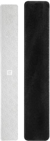 ZWILLING Edelstahl Nagelfeile (Exklusives Design mit Prägung, Grob- und feinkörnige Feilenflächen, sehr nagelschonend), Silber, 140 mm