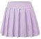Bezioner Ragazze Gonna da Tennis, Gonna A Pieghe Sportiva con Tasche e Pantaloncini Interni,Gonna da Golf Uniforme Scolastica Viola Puro XXL(13-15 Anni,150-165 cm)