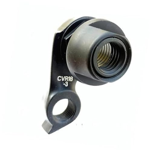 Yurefax 5 Stück Fahrradteile Mech Dropout, for Cervelo Cvr18-3 Drh-Wmn112 Alle Disc Road Rahmen C3 C5 R3 R5 Disc Gear Schaltwerk Aufhänger Fahrradhalterung(Black Only 5PC Hanger)