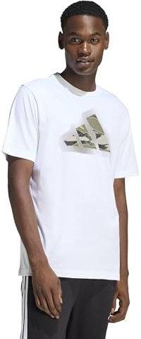 adidas Herren Camo Modern Logo Graphic T-Shirt Grafik-T-Shirt (kurzärmlig) (1er Pack)
