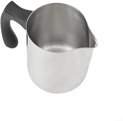 Brocca montalatte in acciaio inox per creare latte art professionale a casa (900 ml)