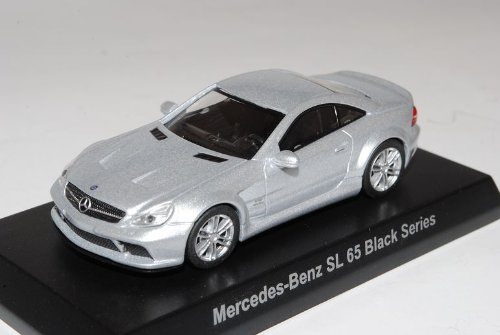 Generisch Mercedes-B SL65 AMG Black Series Ab 2009 Silber R230 1/64 Sonderangebot Modell Auto