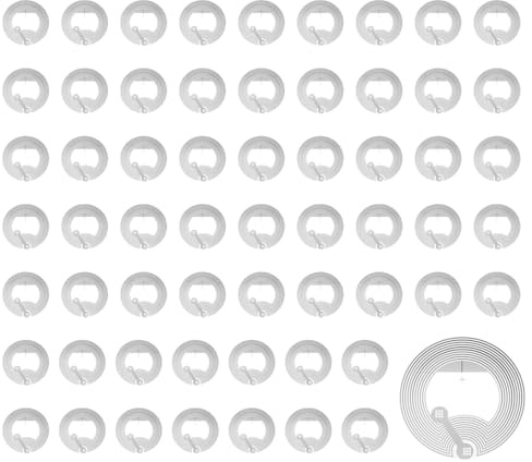 60 Stück NFC Tag Sticker, Programmierbare NFC Tag Sticker Ntag215 504 Byte Speicher NFC Chip, 25mm Tag NFC NFC Karten für Alle NFC Fähigen Geräte, Mehr als 100.000 Lösch, Erfassungsabstand 10 cm