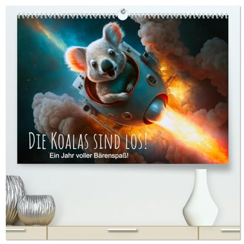 Die Koalas sind los! Ein Jahr voller Bärenspaß (hochwertiger Premium Wandkalender 2026 DIN A2 quer), Kunstdruck in Hochglanz: Dieser Kalender ist ... zum Lachen bringen wird. (CALVENDO Tiere)