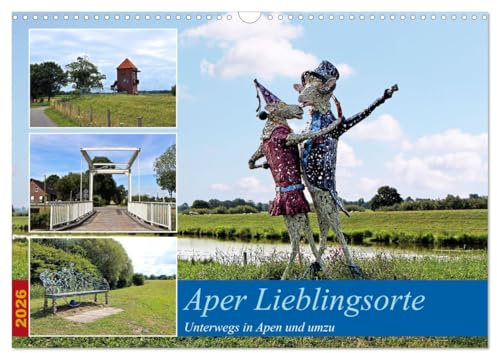 Aper Lieblingsorte (Wandkalender 2026 DIN A3 quer), CALVENDO Monatskalender
