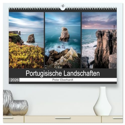 Portugisische Landschaften (hochwertiger Premium Wandkalender 2026 DIN A2 quer), Kunstdruck in Hochglanz: Bezaubernde Landschaftsaufnahmen aus dem ... Länder: Portugal. (CALVENDO Orte)