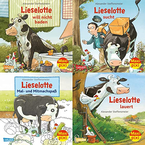 Maxi-Pixi-4er-Set 98: Neues von Lieselotte (4x1 Exemplar): 4 Minibücher für Kinder ab 3 Jahren (98)