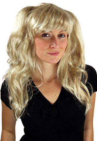 WIG ME UP - PWY-12-K220 Perücke Cosplay BLOND lang Zöpfe Japan NEU Wig Perrücke