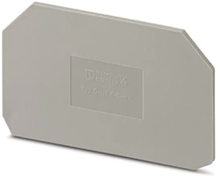Phoenix Contact D-UT 6-T-HV Endabdeckung, Packung a 50 Stück