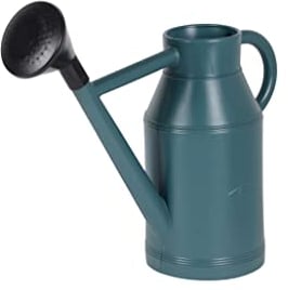 EDA - Arrosoir Rond 6 litres Lyonnais - avec Pomme - 45 x 16,5 x 33 cm - Vert métal