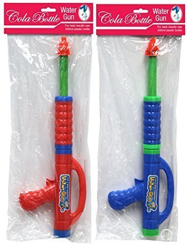 2 x Cola-Wasser Kämpft Blaster Soaker Superpistole Passt Schraubdeckel-Flaschen [Spielzeug] An