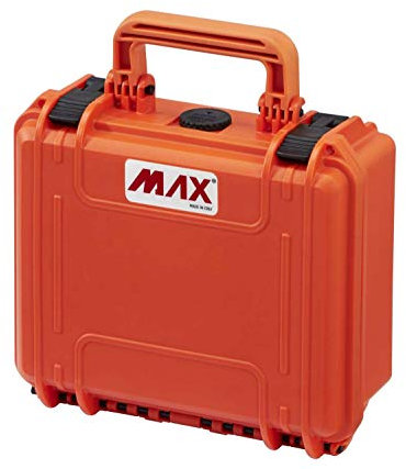 Philips Lighting MAX Cases - MAX235H105.001 Naranja - Maleta hermética vacía - Dimensiones internas 235 x 180 x 106 mm