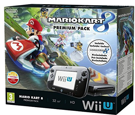 Nintendo Wii U - Consola Premium Pack Mario Kart 8 (Preinstalado)