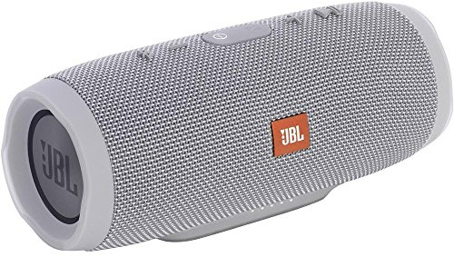 JBL Charge 3 Tragbarer Bluetooth-Lautsprecher Wasserdicht mit 6000 mAh Power Bank und Freisprechfunktion - Grau