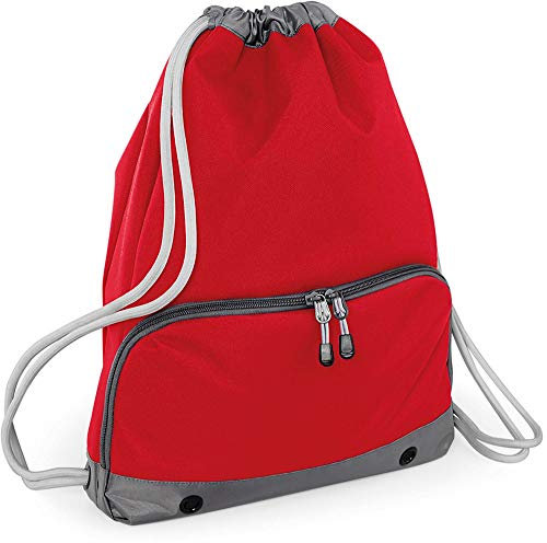 Bag Base Rucksack aus Segeltuch mit Schulterriemen BG542, Klassisches Rot, one size