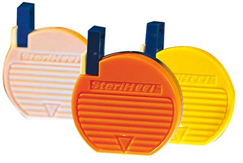 Servoprax 4113 Baby-Blutlanzetten, Frühgeburt, Frühgeboren, Länge 1,7 mm, Eindringtiefe 0,85 mm, Orange (50-er Pack)