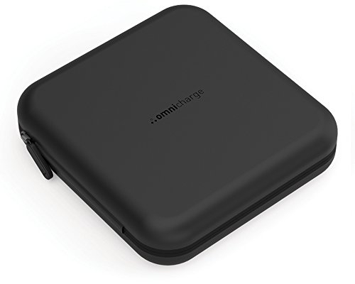Omnicharge Omni 20 | Hartschalen-Schutzhülle mit gut gepolsterter Innenseite für alle Ihre Powering-Ausrüstung | elastische Innentasche für Kabel und Steckerspitzen