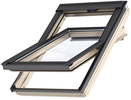 VELUX Dachfenster aus Holz - „Thermo-Technology (114 x 140) mit Eindeckrahmen