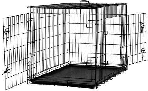 MYPETS® X-Treme Safe Hundegitterbox mit Bodenwanne für innen & außen (XL= 106x71x77 cm)