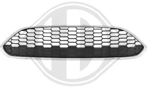 DIEDERICHS 1405141 KÜHLERGRILL KÜHLERGITTER Grill Gitter chrom schwarz