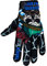 Broken Head MX-Handschuhe Bavarian Patriot - Motorrad-Handschuhe Für Motocross, Enduro, Mountainbike - Schwarz - Blau (XS)