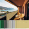AEREY Brise Vue pour Balcon 50x700cm, Balcon Brise Vue, éviter Les Regard indiscret Brise Vent Balcon - Couleur crème
