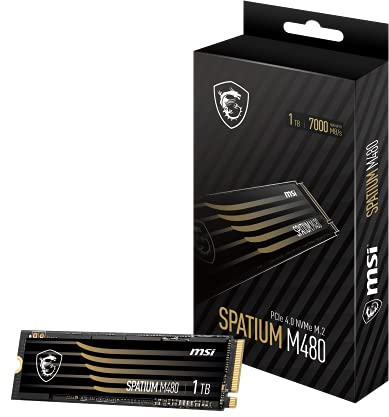 MSI Dysk SSD Dysk SSD SPATIUM M480 1TB PCIe 4.0 NVMe M.2