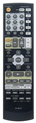 VINABTY New RC-681M Replaced Remote Control RC-681M AV Receiver Remote Control Replacement fit for ONKYO AV Receiver RC-681M RC 681M RC681M rc-681m Remote Controller