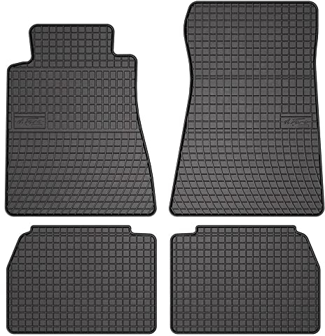 MatsMore Fussmatten gummi set passt für Mercedes 190 W201 1982-1993 Erleben Sie neuen Reisekomfort mit rutschfesten Fußmatten ElToro- Allwetter fußmatten Auto- Allwetter fußmatten Auto, Schutz vor Ver