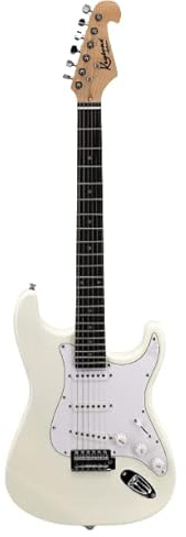 Keytone E-Gitarre Basic GST-111 Vintage White E Gitarre weiß